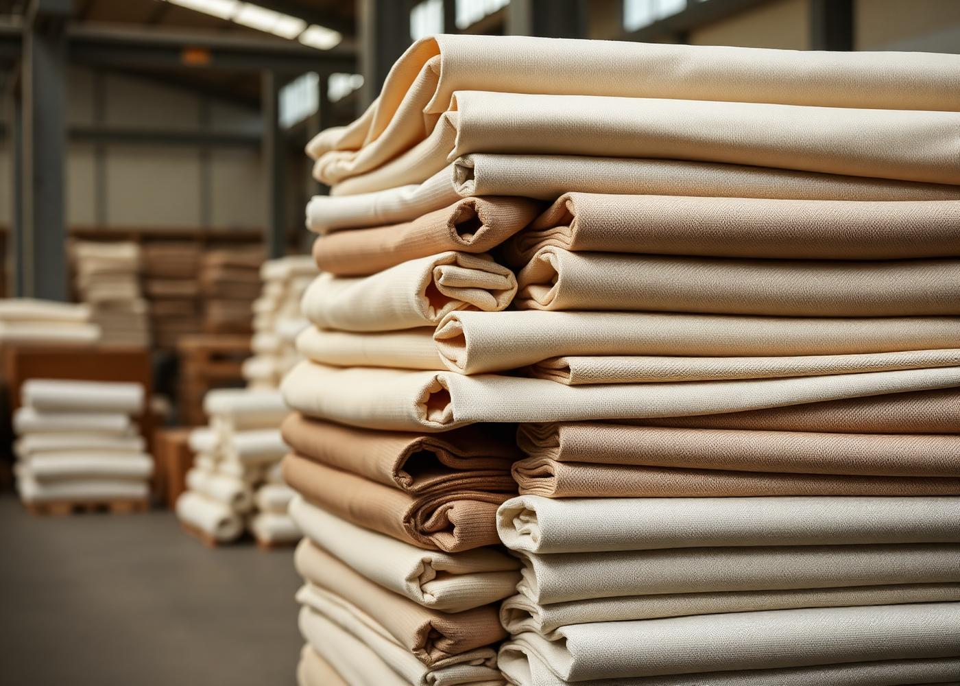 Rouleaux de tissu